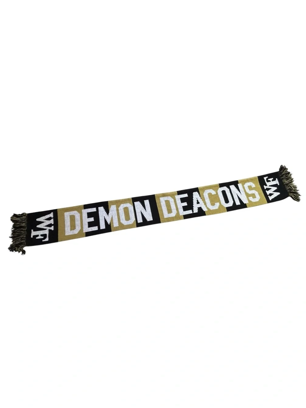 Wake Forest Demon Deacons Classic Knitted Scarf Diehard Scarves 63”x7” OS